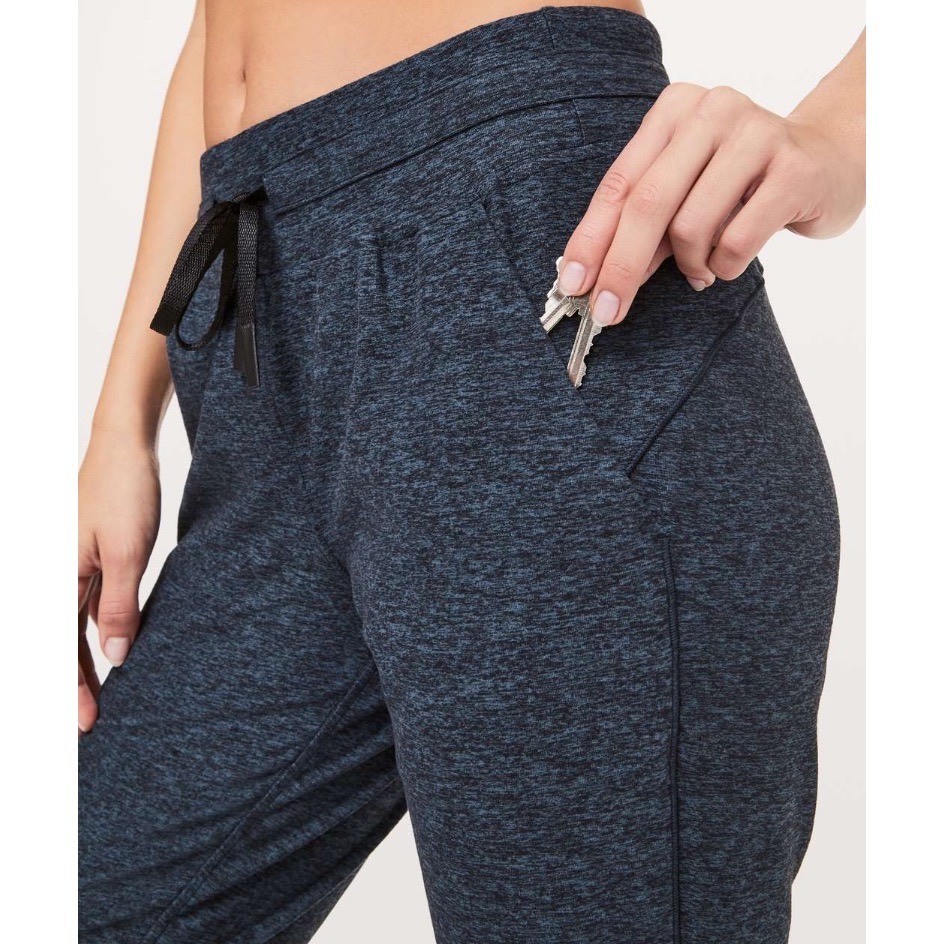 Lululemon Ready to Rulu Jogger Heathered True Navy Black W5BCJS Size 4