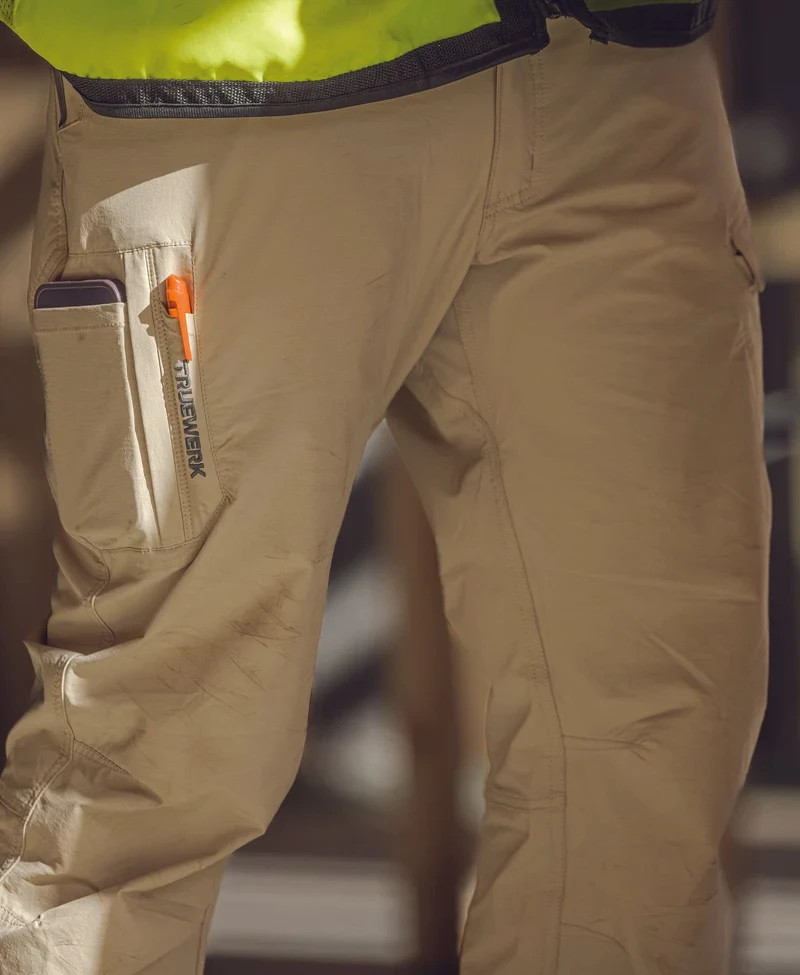 TRUEWERK T1 WerkPant Men’s Lightweight Stretch Summer Work Pants