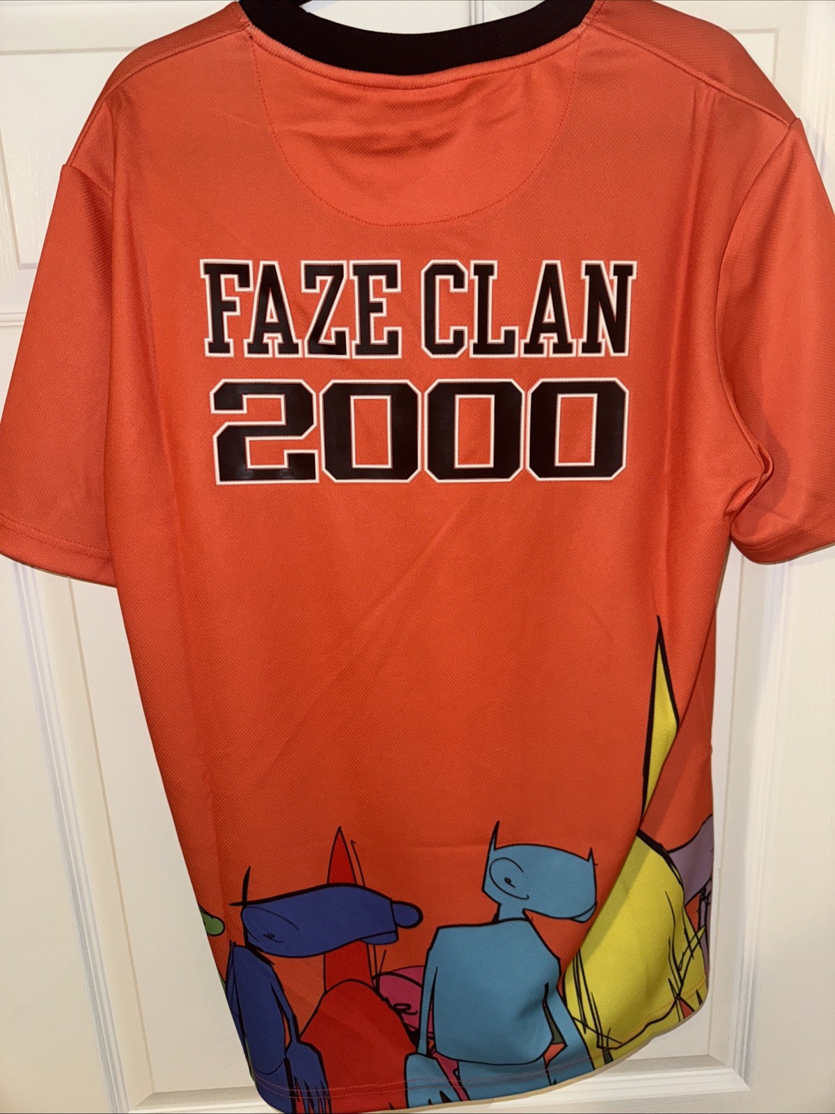FaZe Clan x Futura Laboratories CHARACTERIZATION Jersey – M Orange. New With Tag