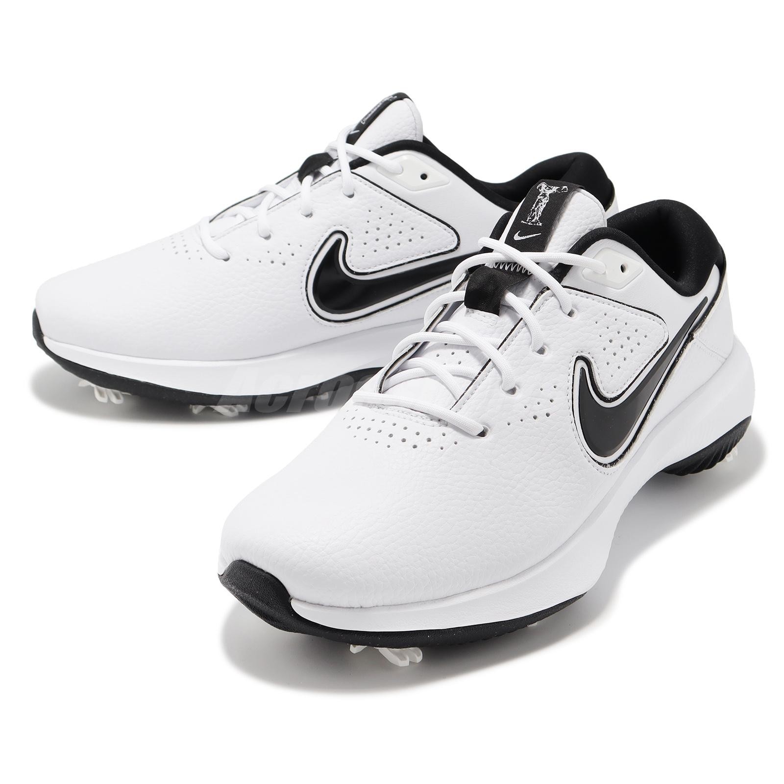 Nike Victory Pro 3 Wide NN Black Noir White Men Golf Spikes Cleats DX9028-110