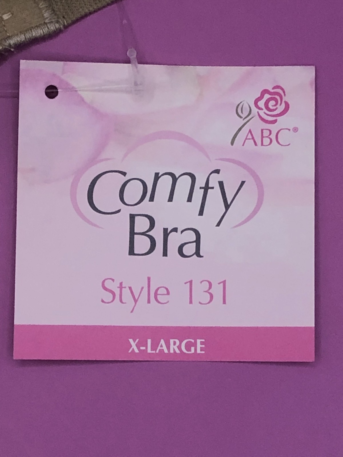 NWT #131 Leisure “Comfy Classic” Seamless Pocketed Mastectomy, Non-wire bra 1x