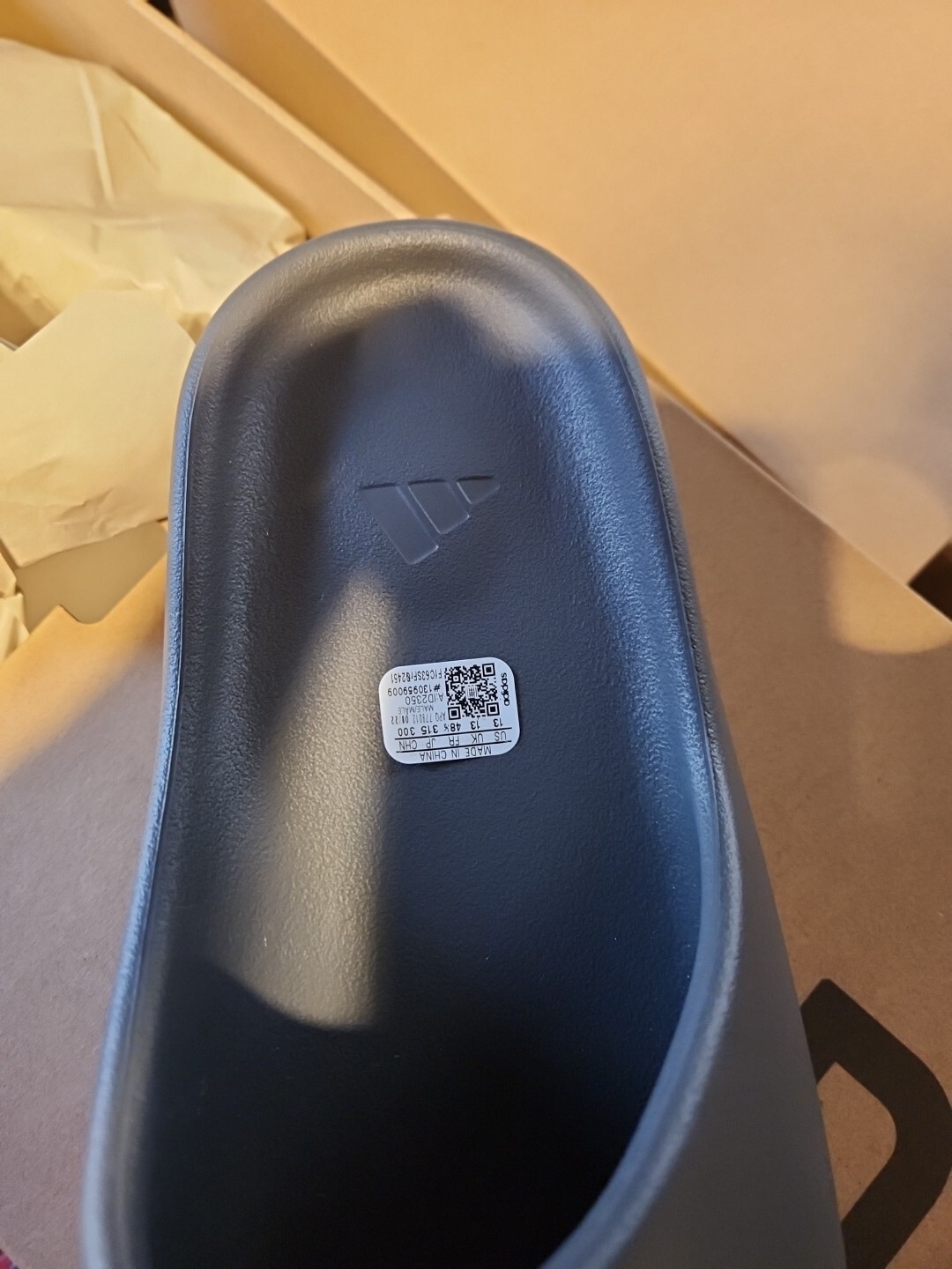 Adidas Yeezy Slides Slate Gray ID2350 Mens Size 13 New with Box