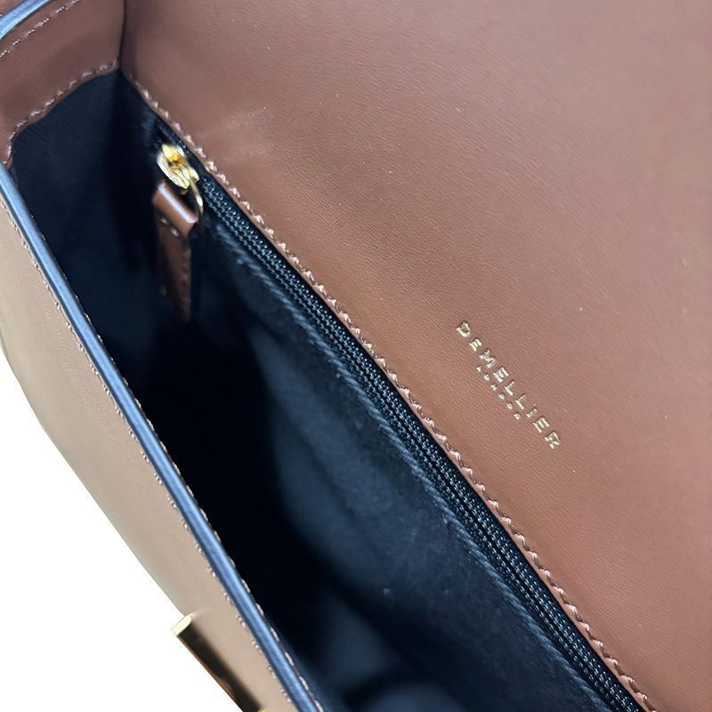 Spring Summer 2025 Arrival DEMELLIER N114 SMALL VANCOUVER Leather Bag Shoulder B