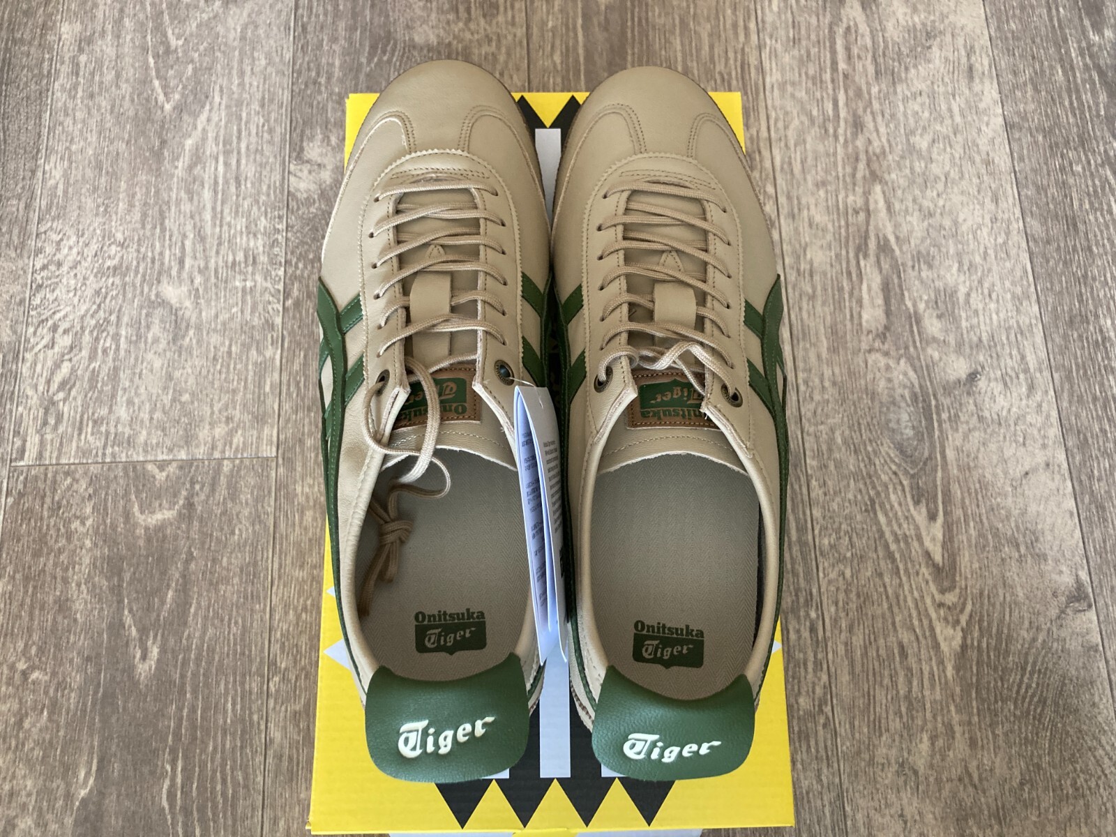 Onitsuka Tiger MEXICO 66 SD 1183A872 254 BEIGE/GREEN New in Box