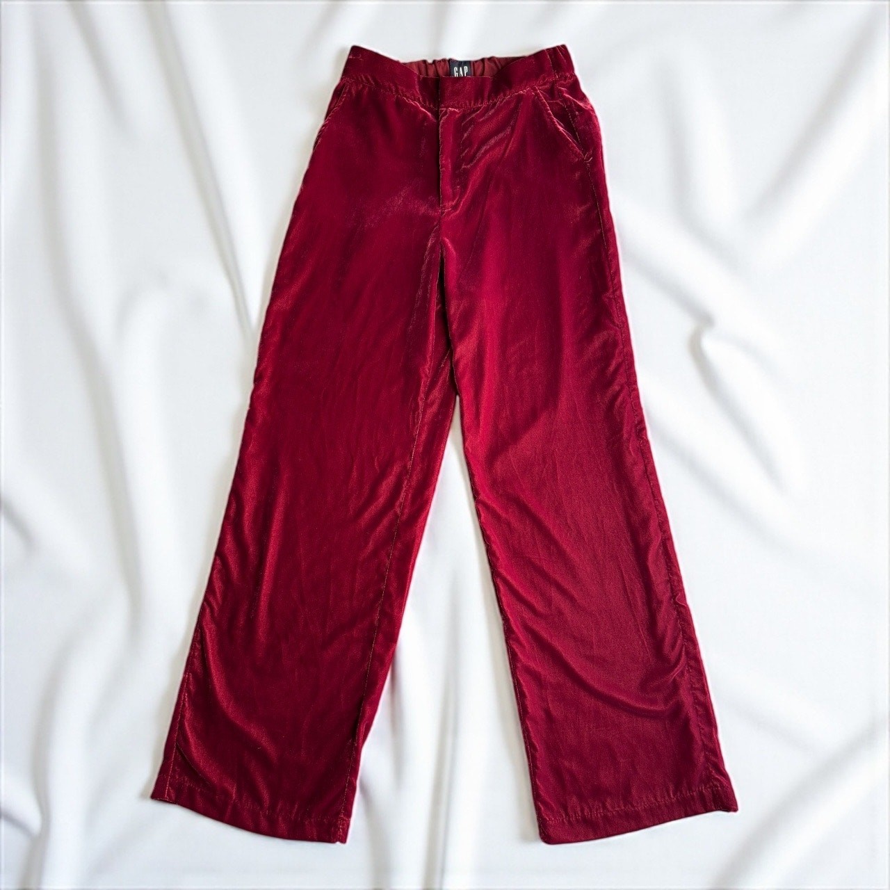 GAP Red Velvet Pants