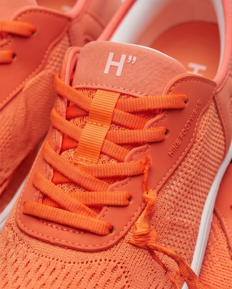 Hike Footwear HF Stride Orange Barefoot Sneaker Unisex womens Sz 9-9.5 EU 40