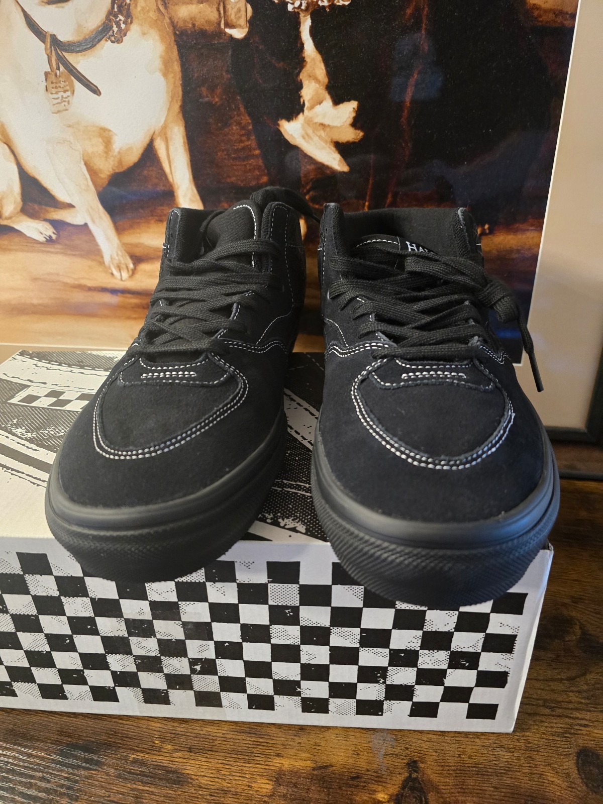 Skate Half Cab Web Dark Grey/Black HALLOWEEN RARE VN0A2Z34Y39 Men’s 10 US NEW