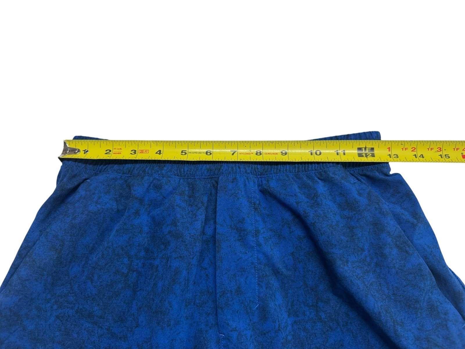 Lululemon Pace Breaker 7” Shorts Blue Gravel Dust Linerless Men’s Size Small