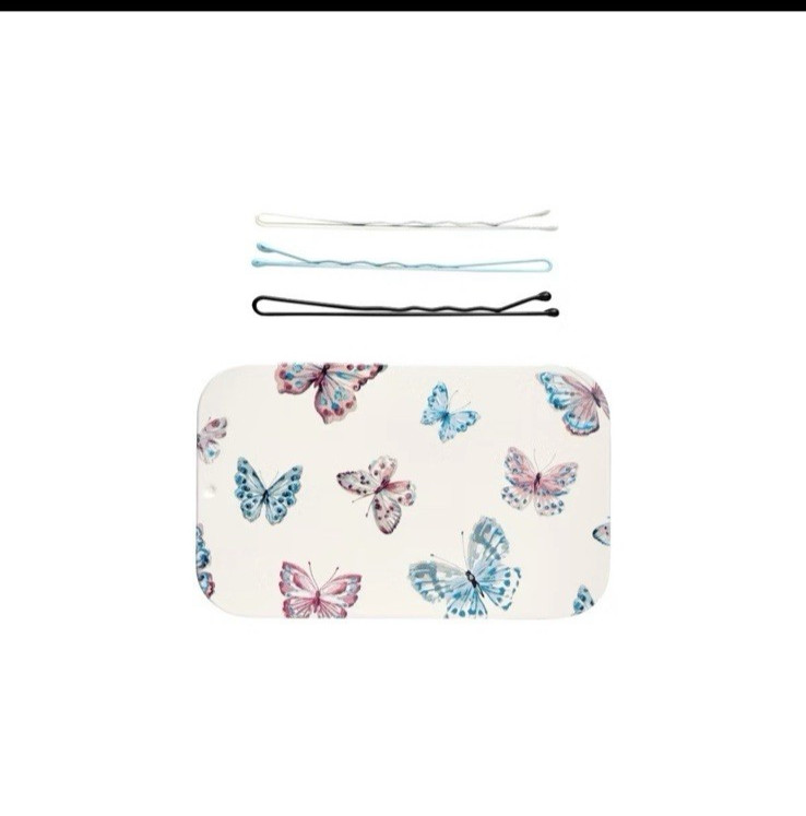 MacKenzie-Childs x Goody For Target Rosy Check Bobby Pins With A Keepsake Tin