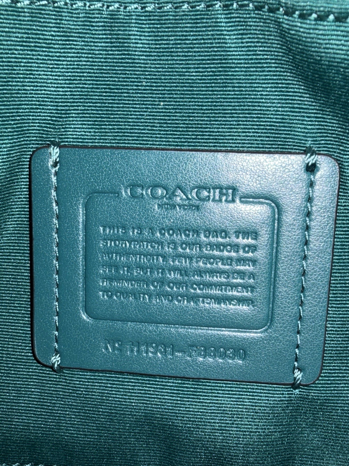 Authentic Coach Green Pebbled Dome Crossbody Zip Bag Logo Studs Detachable Strap