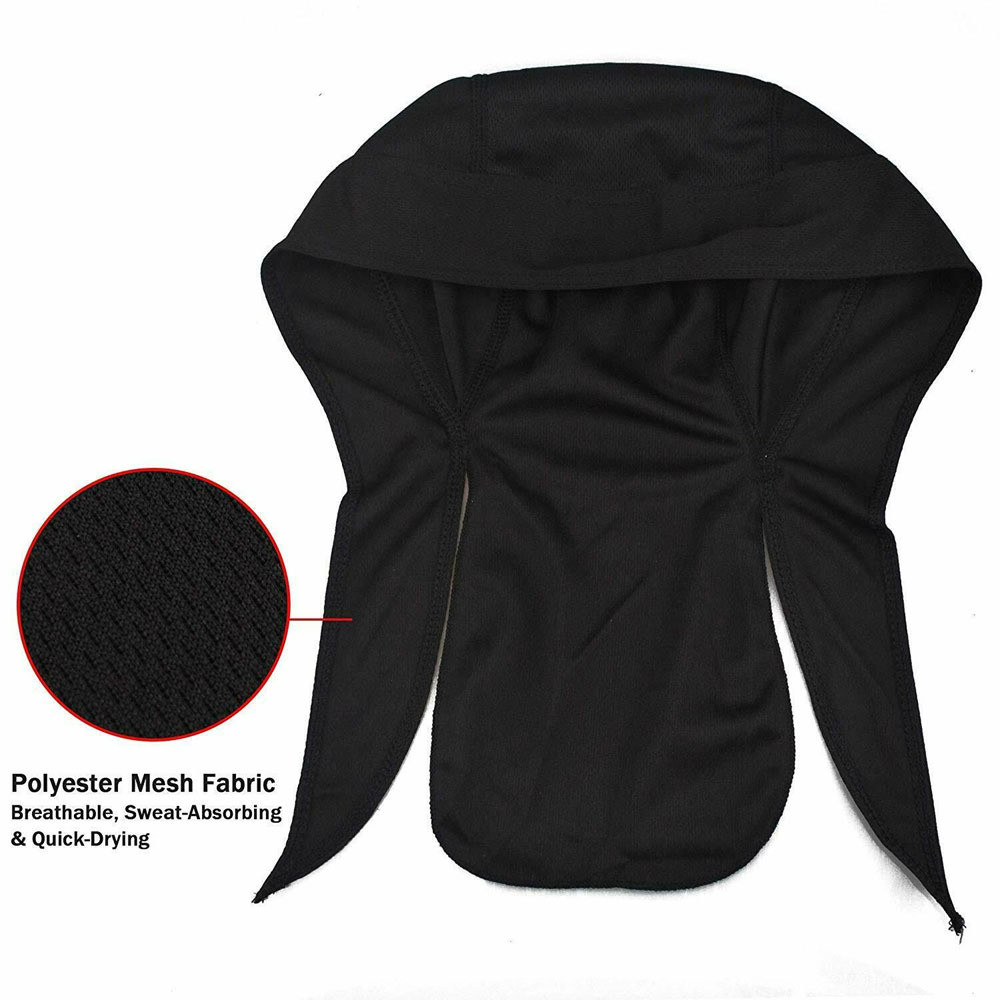 2-Pack Cooling Helmet Liner Do Rag Skull Cap for Men Head Scarf for Motorcycle