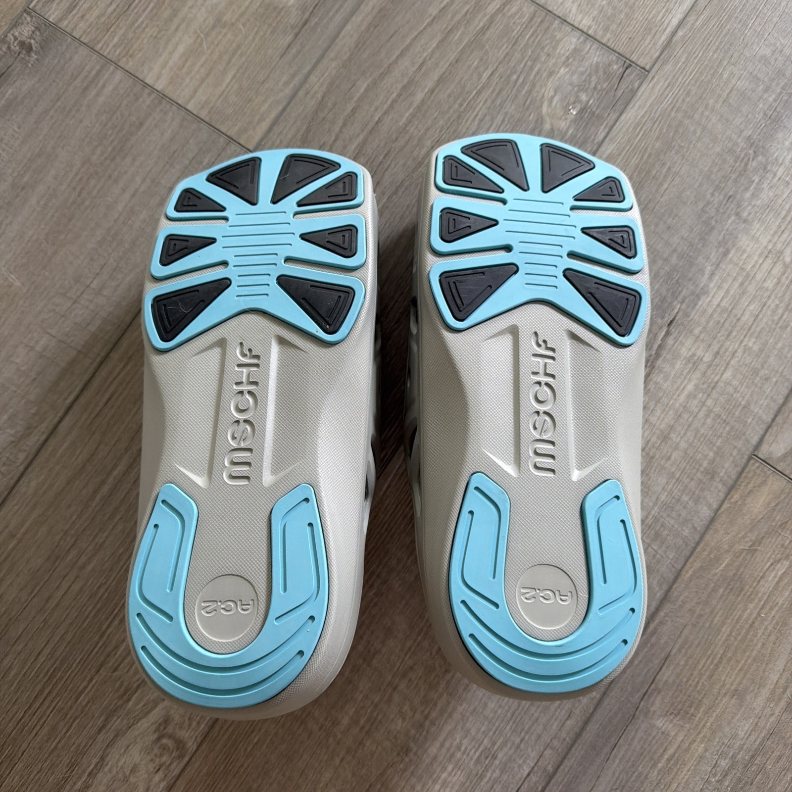 LIMITED EDITION MSCHF Mens AC2 Air Cast Slides Gray Blue – Size 12