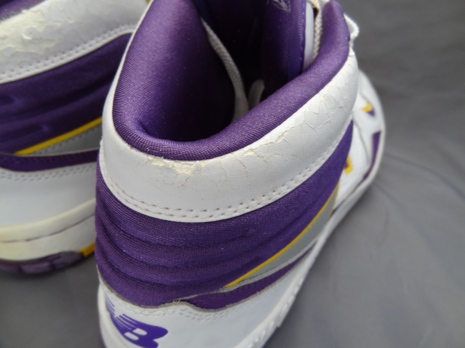 DISPLAY ONLY New Balance 11.5 Lakers James Worthy Basketball VTG 80s 800 BB800PY