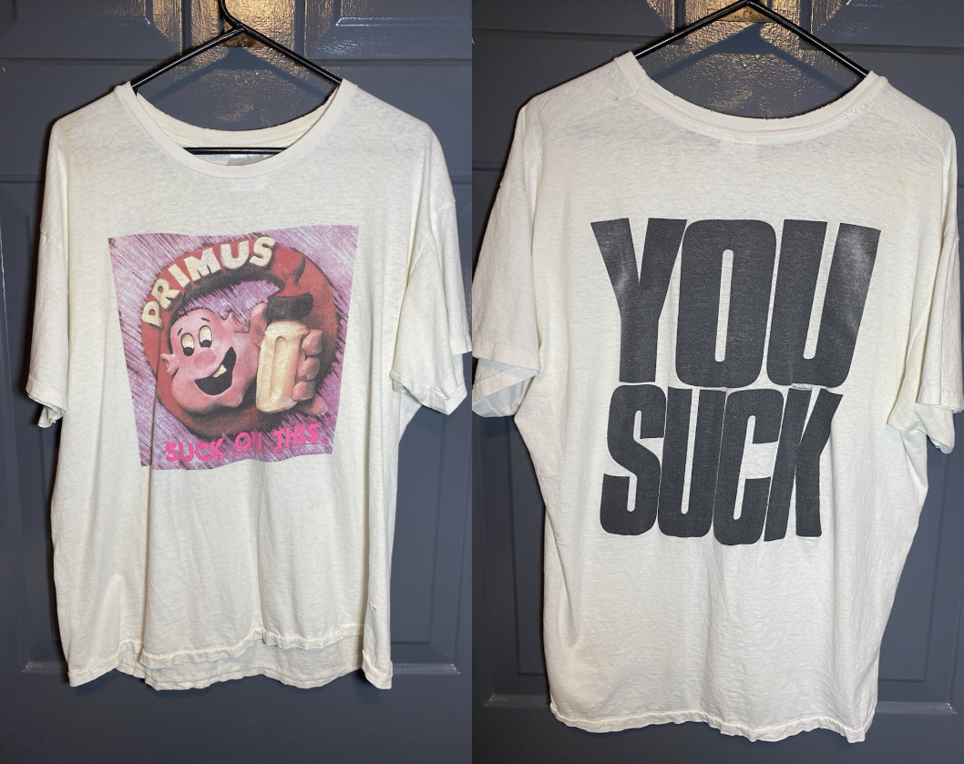 Primus White You Suck Cotton Unisex T-Shirt S-2345XL GE229
