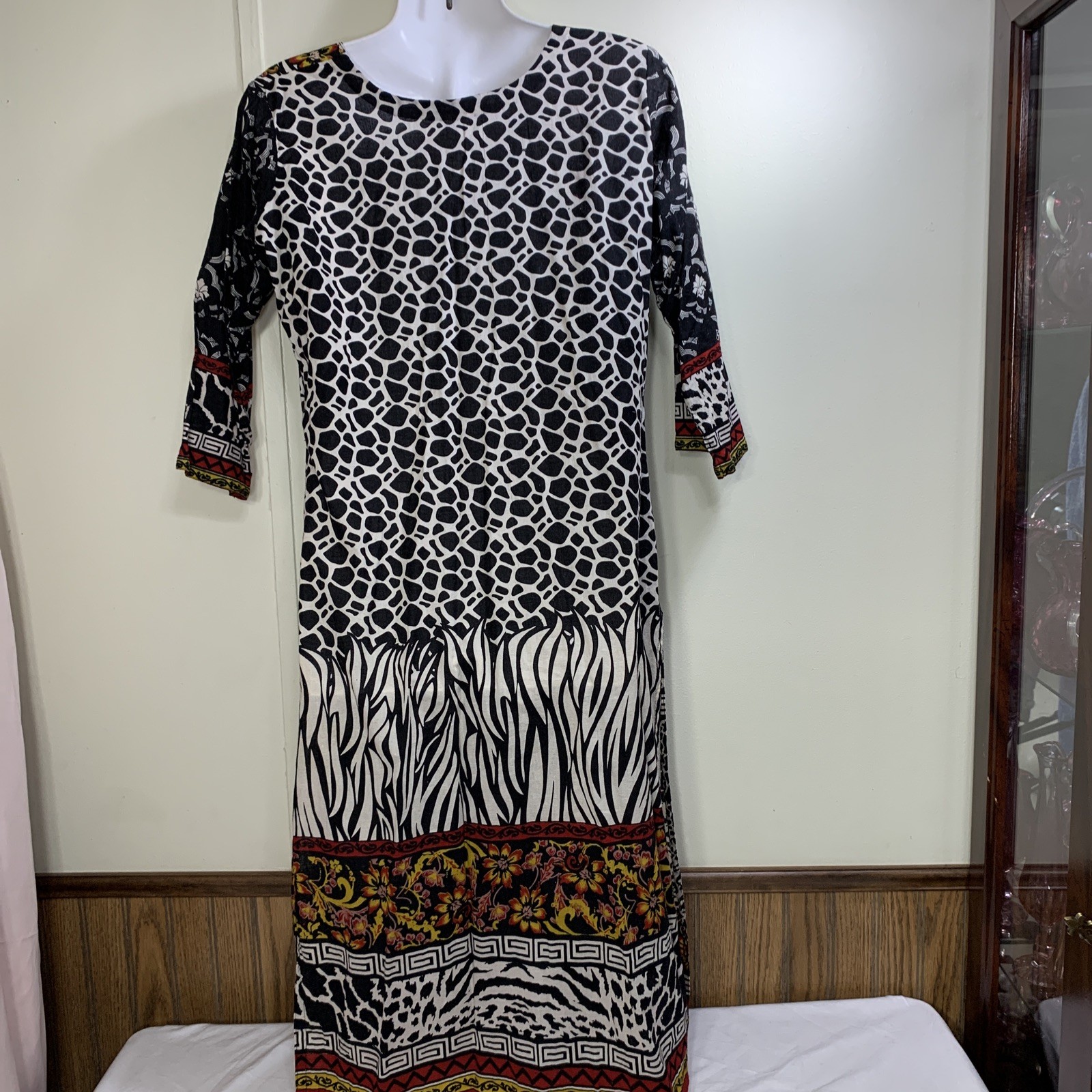 Womens Pakistani Indian Shirt Dresses Lightweight Lawn Cotton Lot Of 2