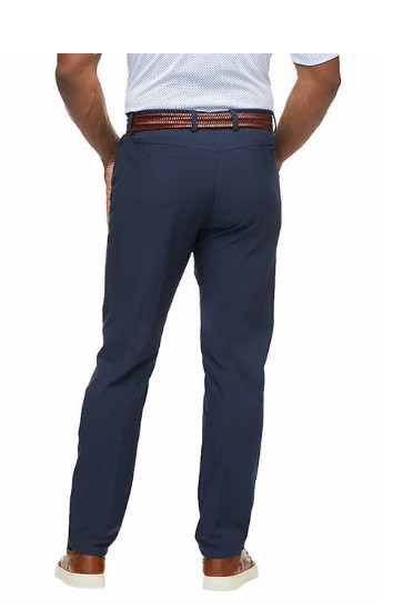 Greg Norman Mens Stretch 5 Pocket Pants Navy Gray Green 40×30 40×29 Slacks NEW