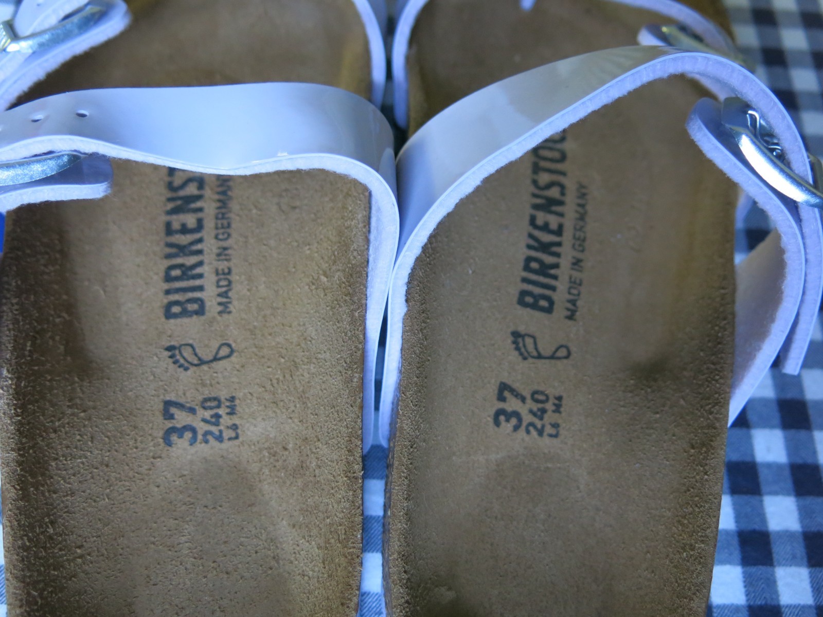 Birkenstock Mayari Birko-Flor® Patent purple fog EU 37 US 6-6.5 regular/wide