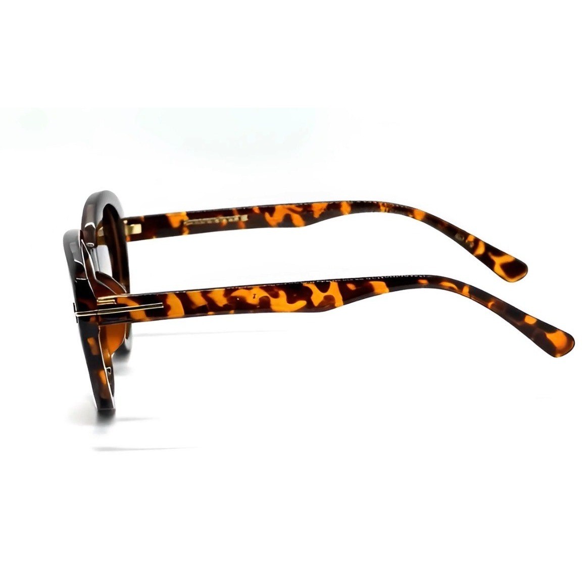 Women Designer Tortoise Sunglasses Brown Gradient Lens Retro Vintage Eyewear New