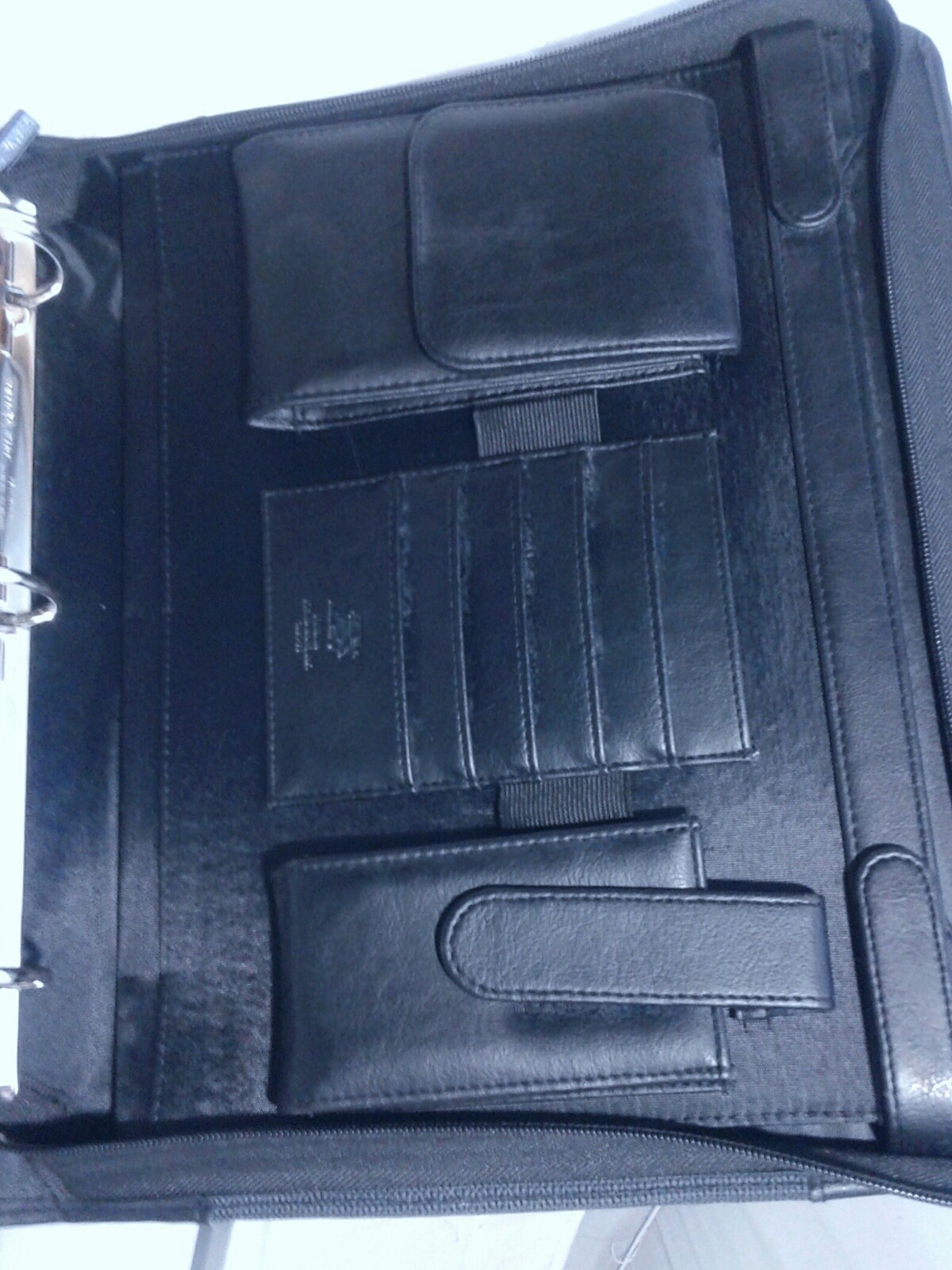 Vintage Day Runner Berlin Undated Planner Binder~Black/Gray Retail $195
