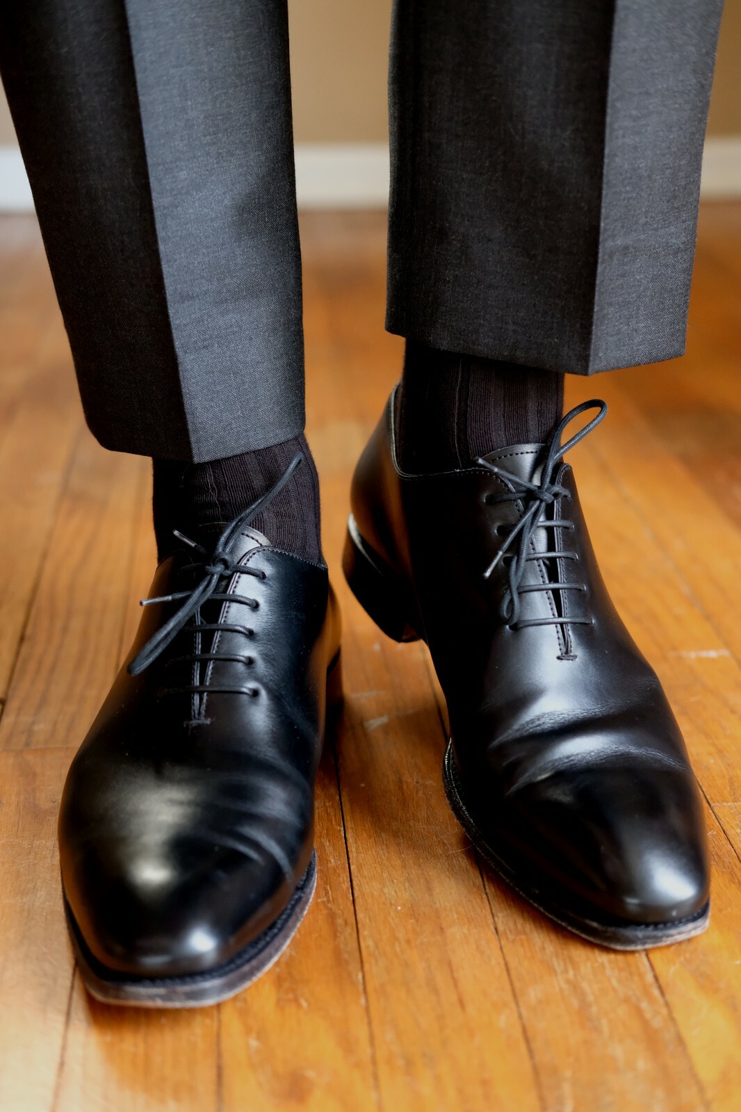 Men’s Mid-Calf Cotton Dress Socks, Quality Business Socks Made in USA