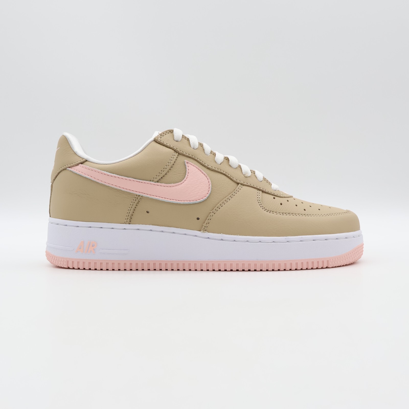845053-201 Nike Air Force 1 Low Retro Linen Atmosphere True White Pink (Men’s)