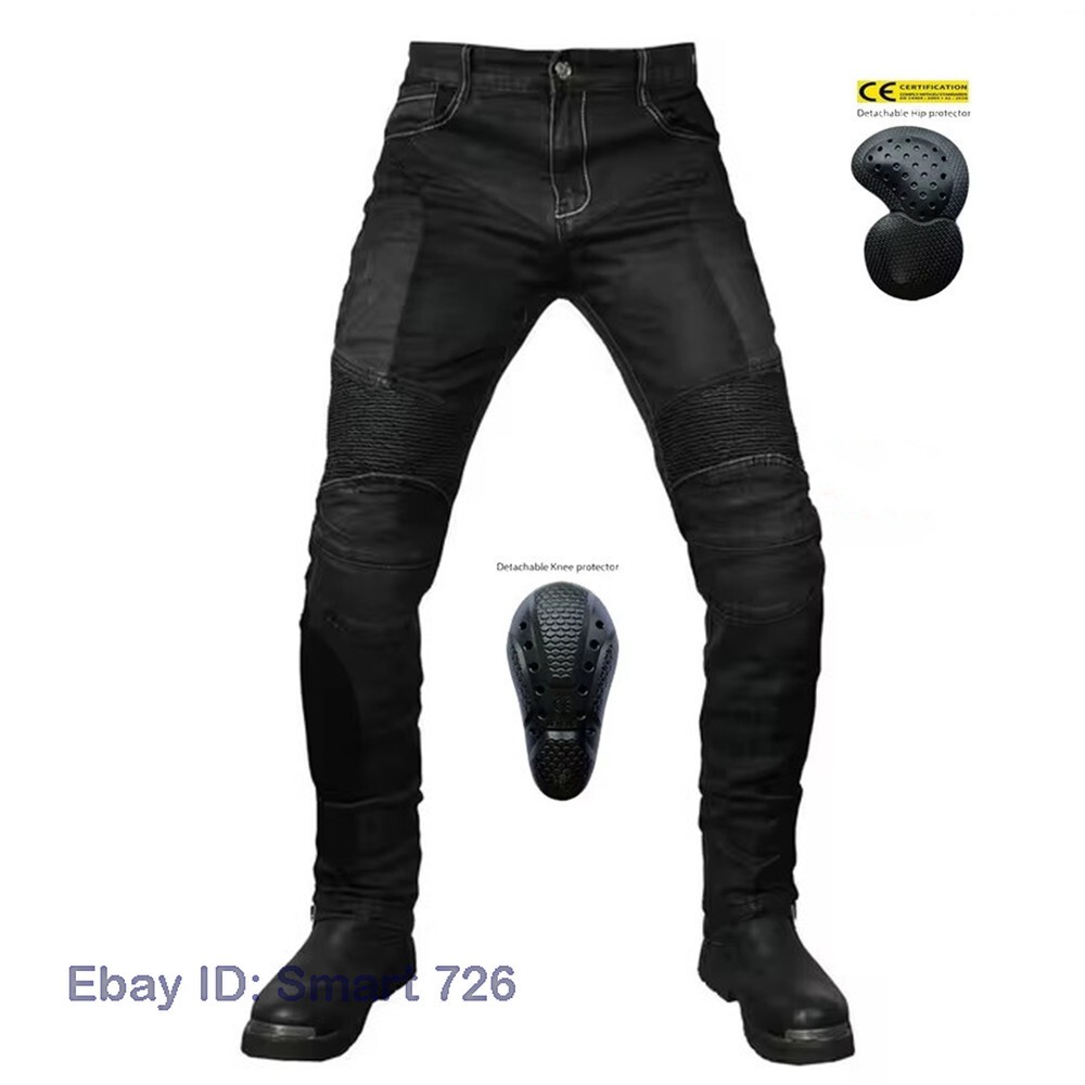 Men Motorcycle Riding Pants Summer Mesh Biker Motocross Jeans Racing Casual Camo