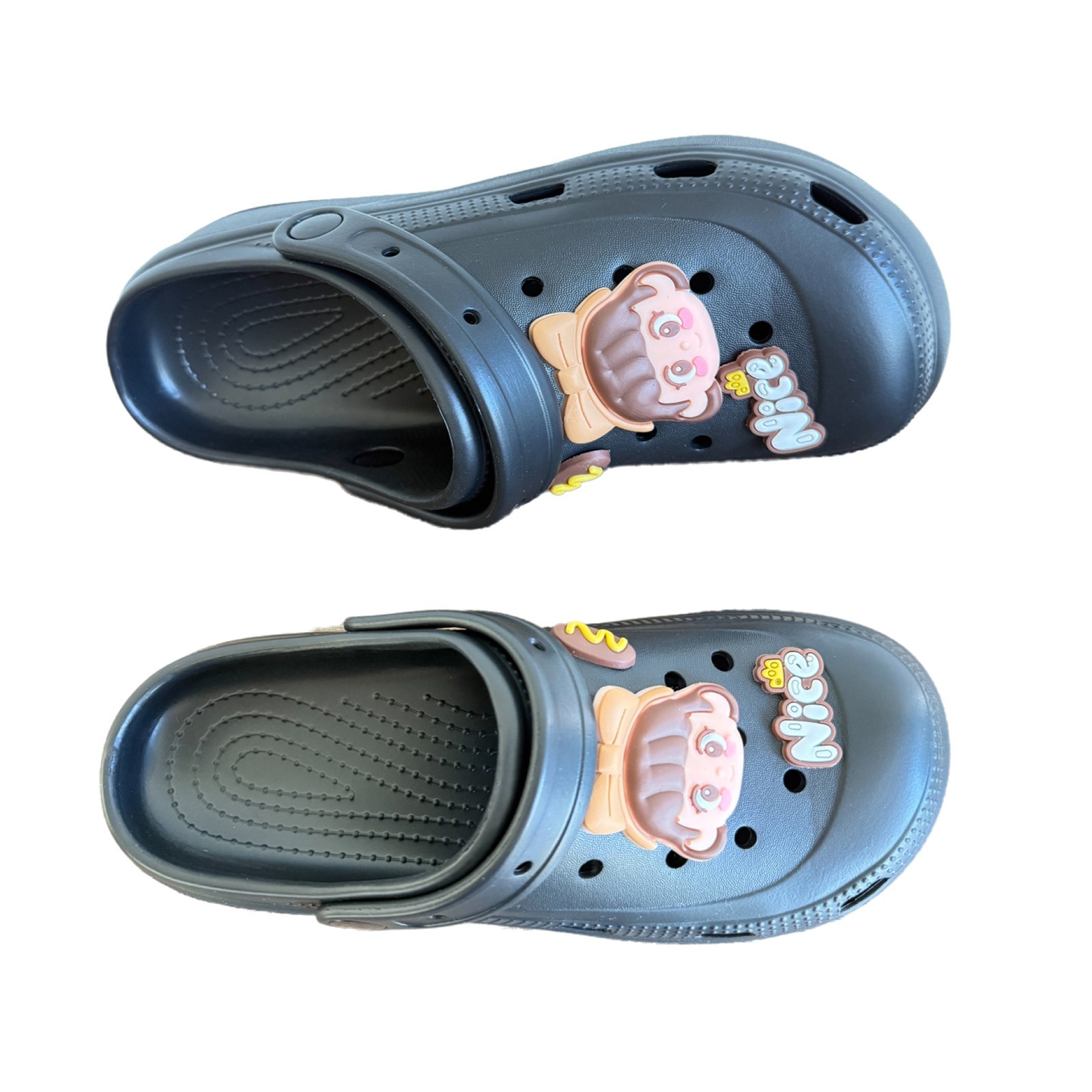 Women Platform Clogs Soft Sole Sandals NonSlip Cartoon charms Girl Slipper Shoes