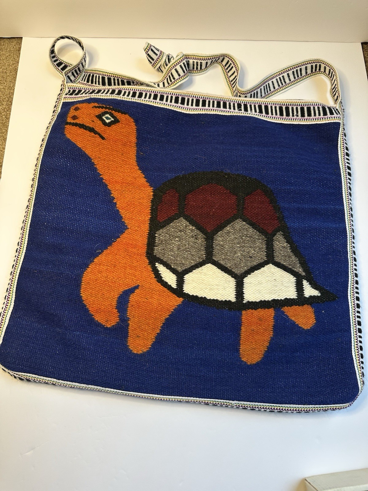 Wool Purse/Satchel Made In Ecuador 15×16 Inches