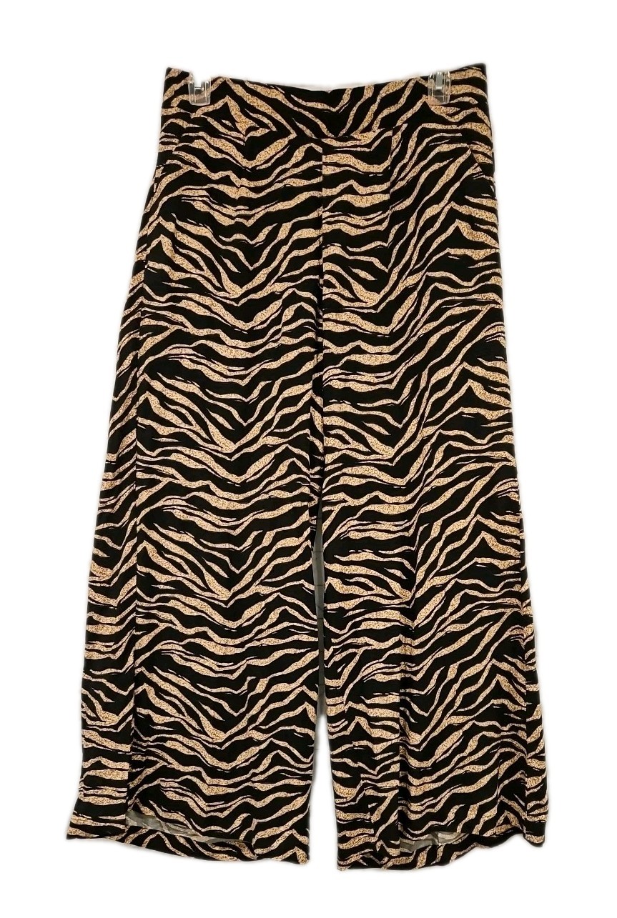 NEW Torrid Wave Tiger Print Wide Leg, Flowy Comfort Womens Sz OR Pull on Pants