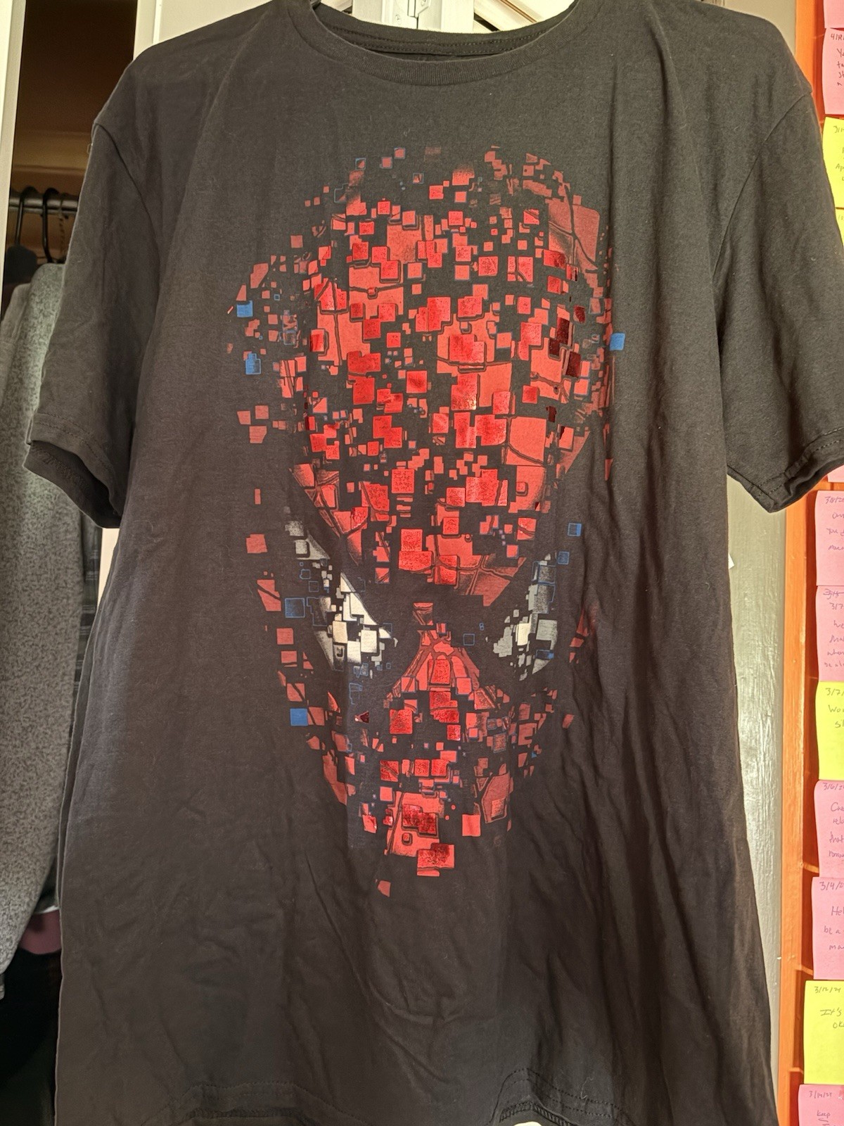 Universal Studios Spider Man Shirt Size Large Black/ Red New With Tags