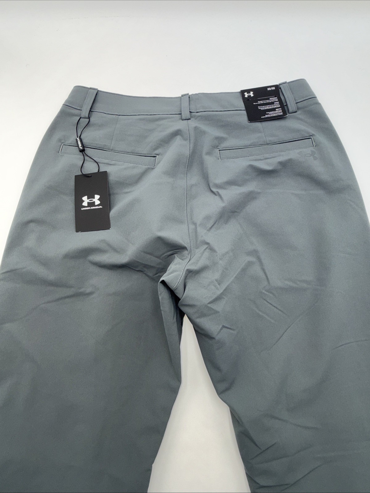 $70 Under Armor Men’s Matchplay Wicking Golf Pants- Pitch Gray- 32W 32L – New