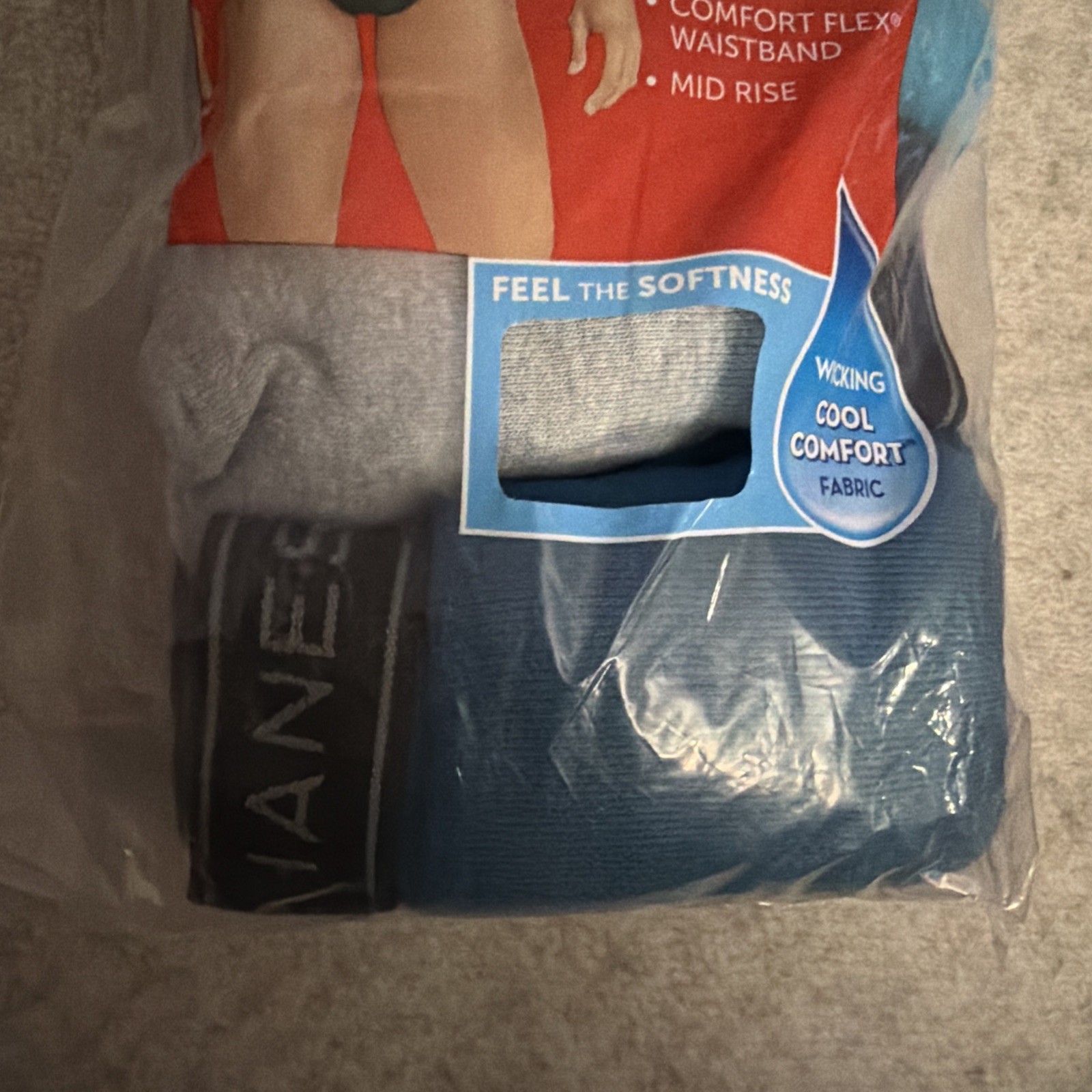 4-Pack HANES Men’s Size 2XL Tagless Briefs Comfort Underwear Wicking Colors