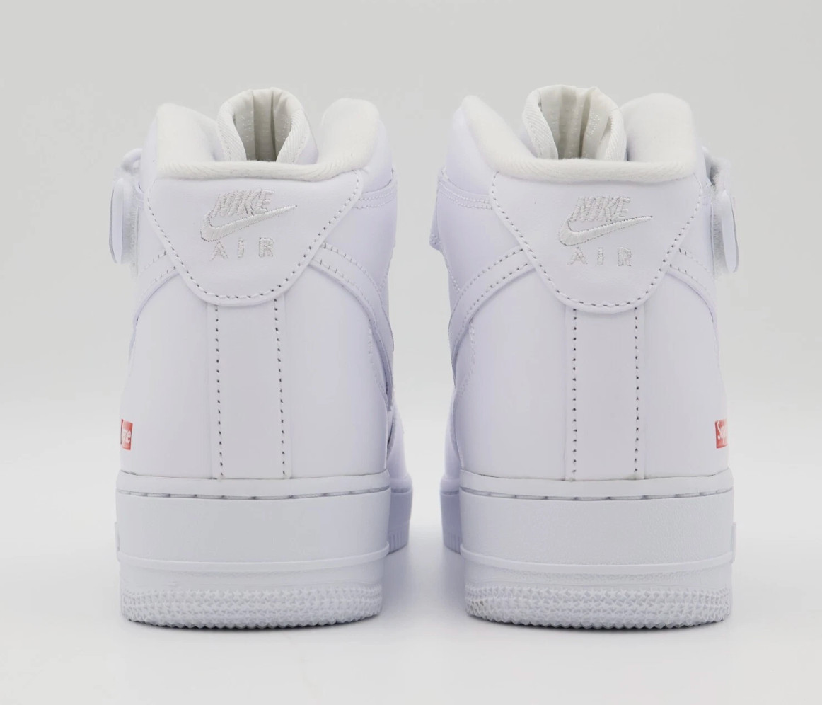 Supreme Nike Air Force 1 Mid SP White FZ8784 100