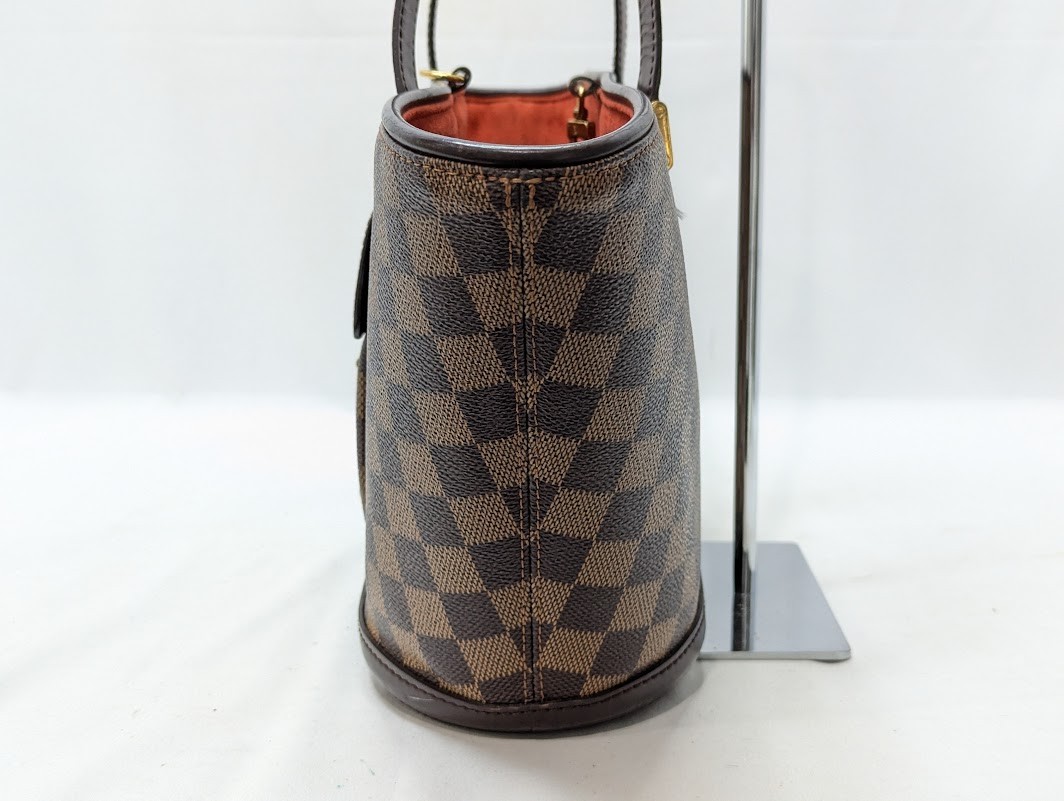 LOUIS VUITTON Damier Ebene Manosque PM Tote bag Brown N51121 BA0023 Authentic LV
