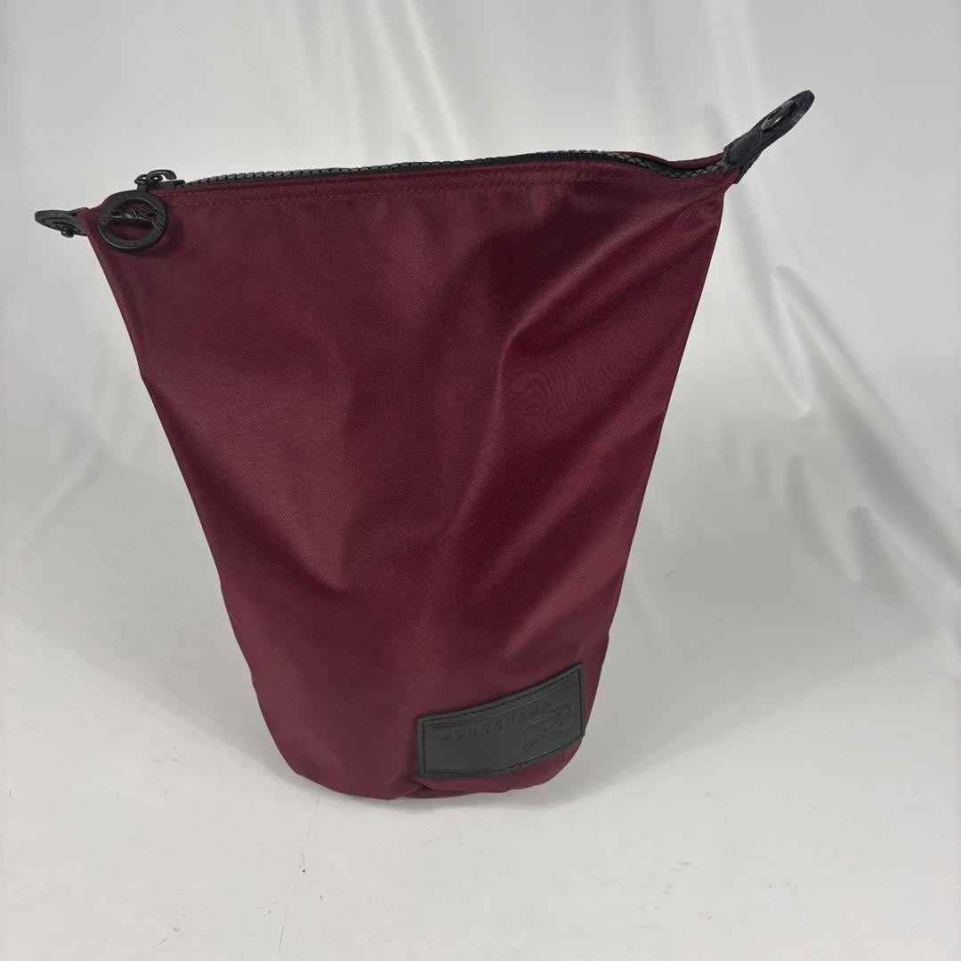 LONGCHAMP Le Pliage Scuba Bordeaux Polyamide(Nylon) Pouch Women’s