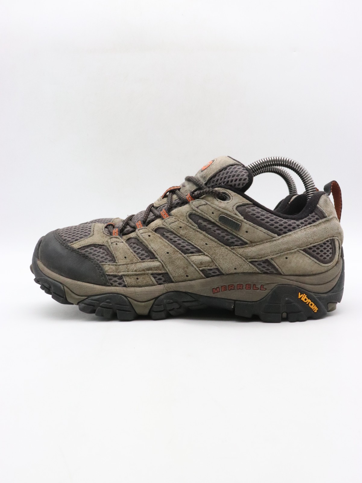 Merrell Moab 2 Waterproof Hiking Shoes Men’s 7 Beluga Grey J06029 Vibram