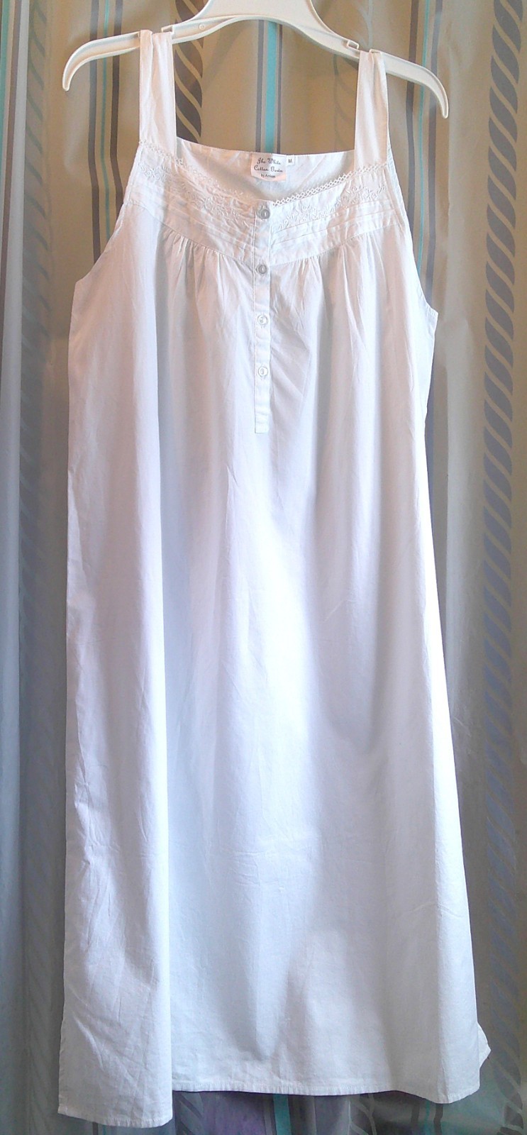 NEW “The White Cotton Gown” by Artisan *Ashley* Pin Tuck, Tatting, Embroidery M