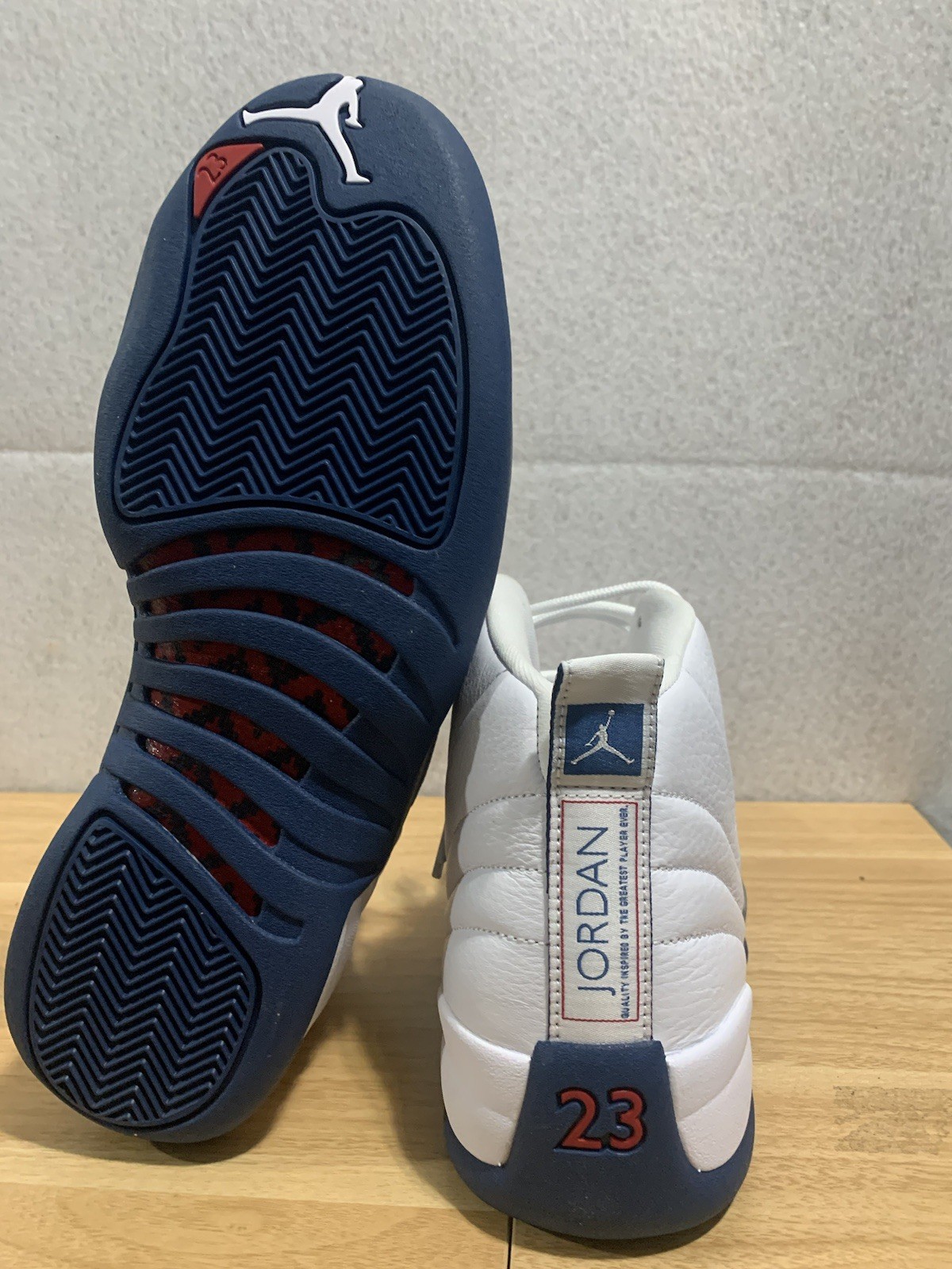 Nike Air Jordan 12 Retro White and Blue “French Blue” NBY CT8013-114 Men Size 10