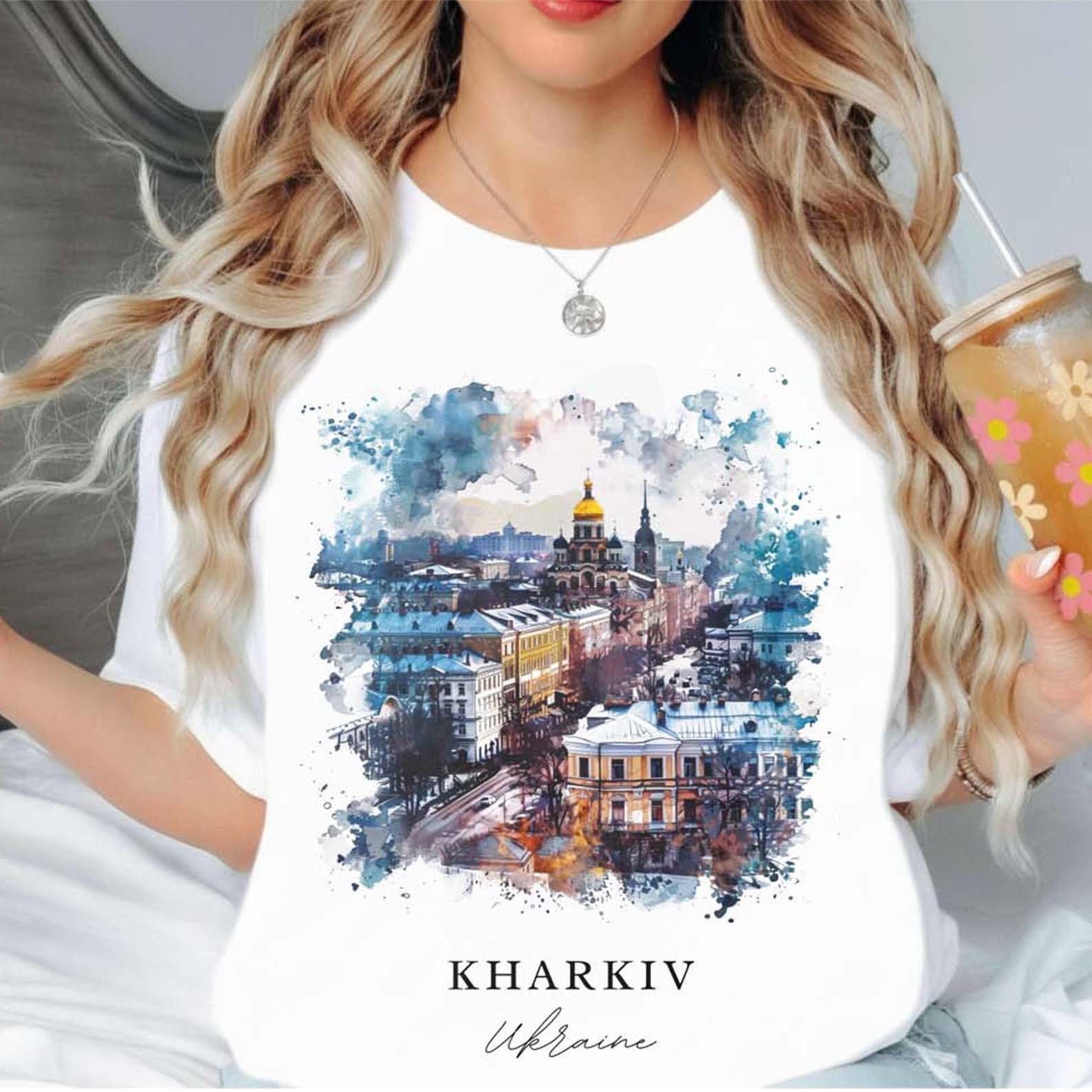 Kharkiv Ukraine Unisex Shirt Travel Gift Ukraine Trip Lover Souvenir Tee