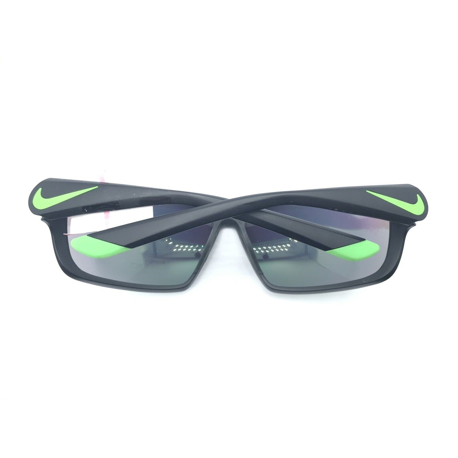 Nike Ignition R EV0867 003 Black Green Wrap Sunglasses Frames Designer Men Women