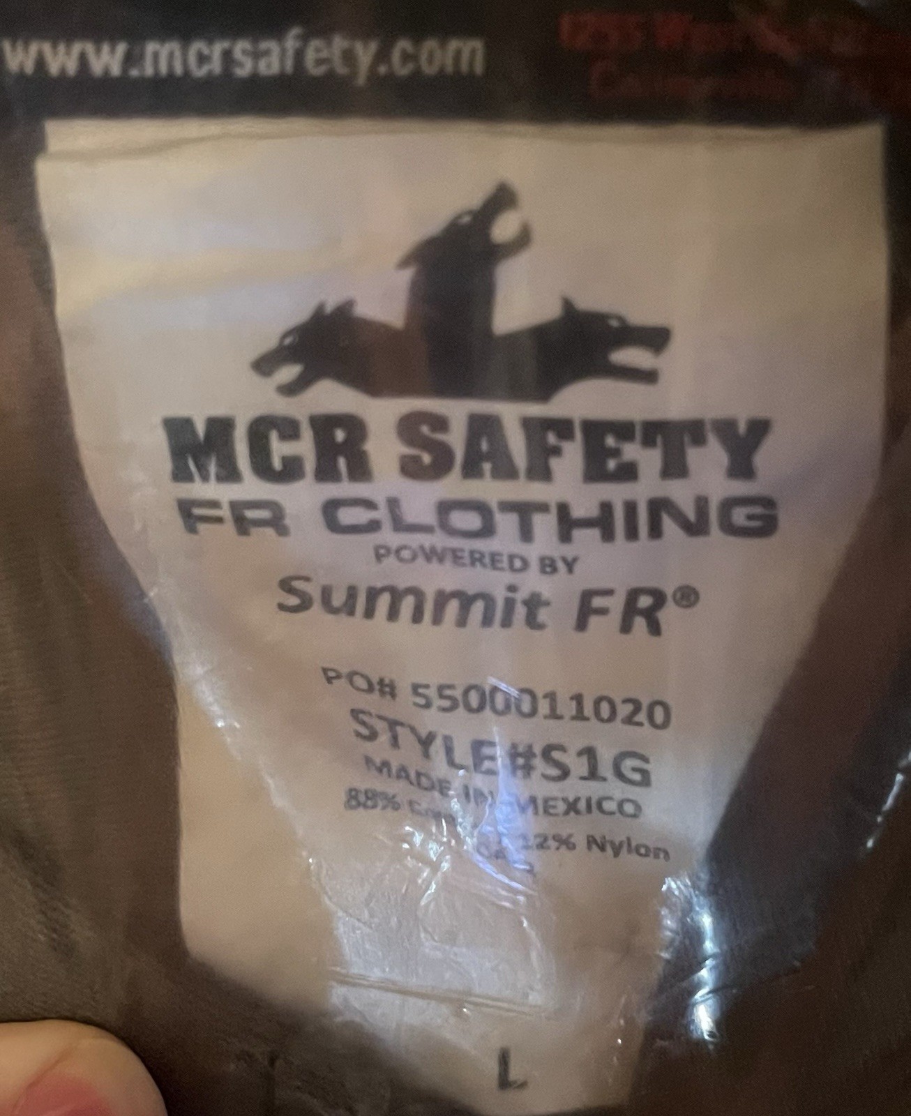 S1G -MCR Safety Summit Flame Resistant (FR) Shirt – Large Gray