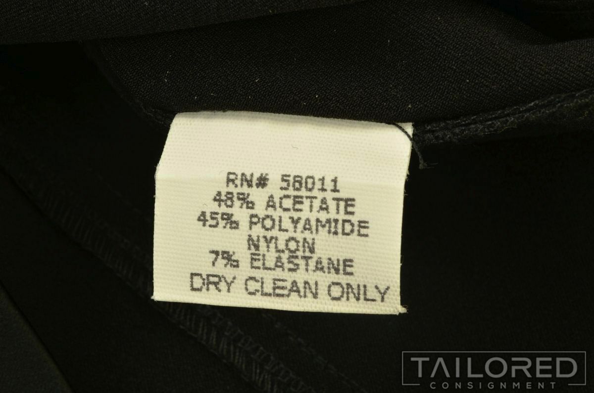 NWT – DAVID MEISTER Sold Black Sleeveless Luxury Womens Dress – Size 6