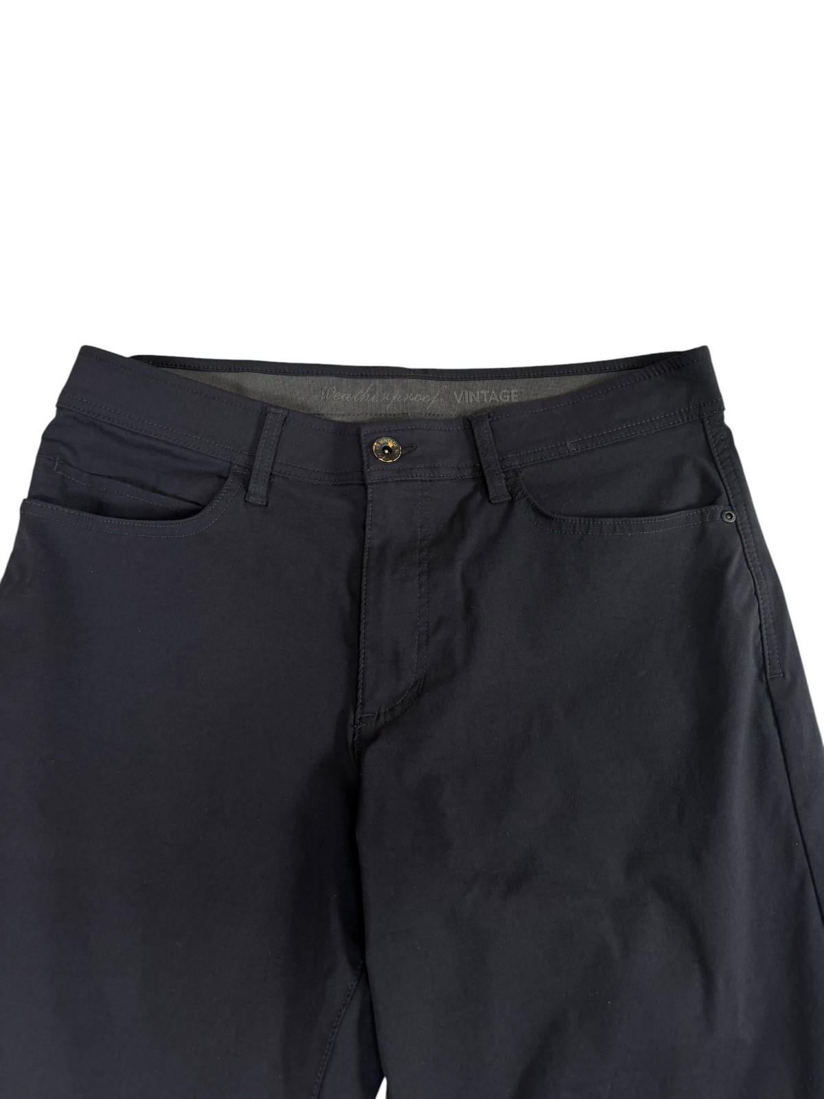 Weatherproof Vintage Men’s Utility Pants Black 34×34 Nylon Spandex Straight Leg