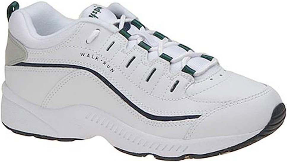 EASY SPIRIT WOMEN’S ROMY WALKING SHOES WHITE MULTI LEATHER, SIZE 6 or 6 Wide NEW