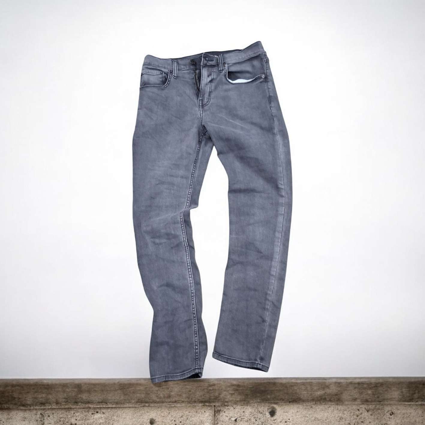 Goodfellow & Co Total Flex Skinny Gray Stretch Denim Jeans Pre-Owned