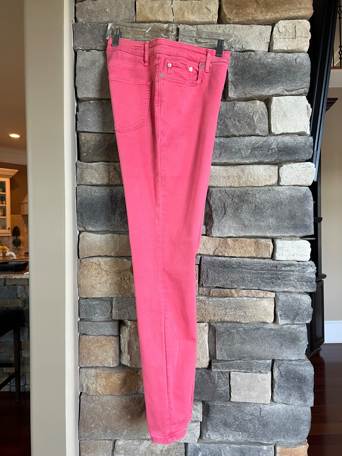 Vineyard Vines Jamie Jeans High-Rise Skinny Lobster Reef, Women Sz 10 (30W x 29L