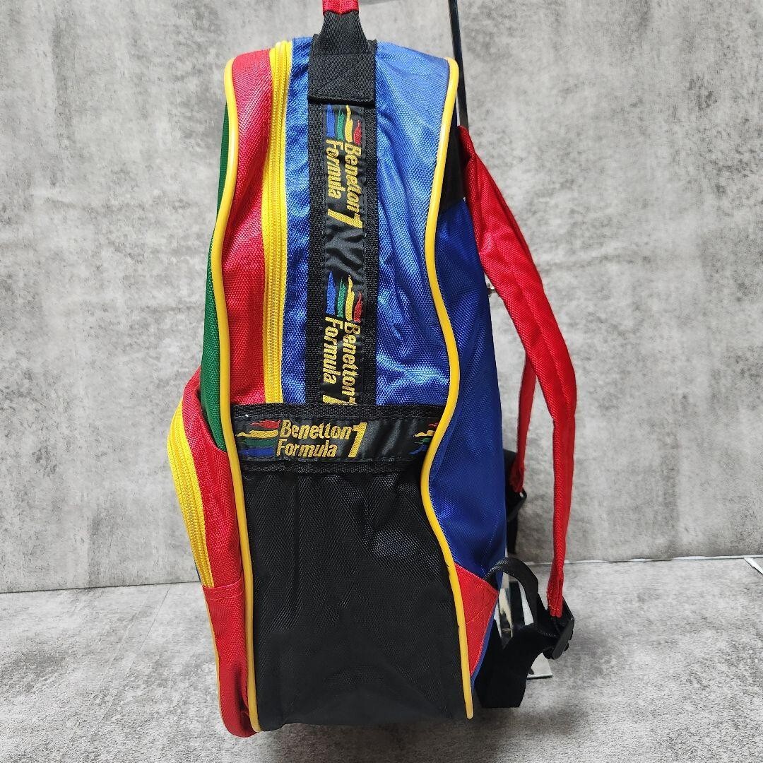 United Colors of Benetton Formula Vintage Backpack Bag Size 20.3 x 12.6 x 6.3 in