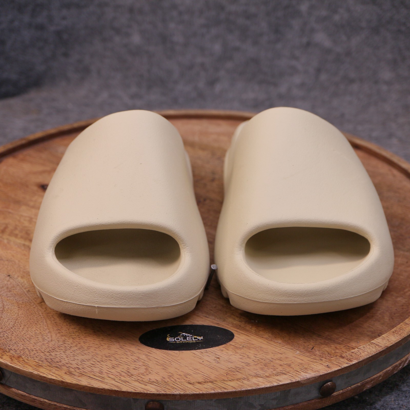 Adidas Yeezy Slides Bone Mens Size 5 US / Womens 6 US Beige Sandals FZ5897