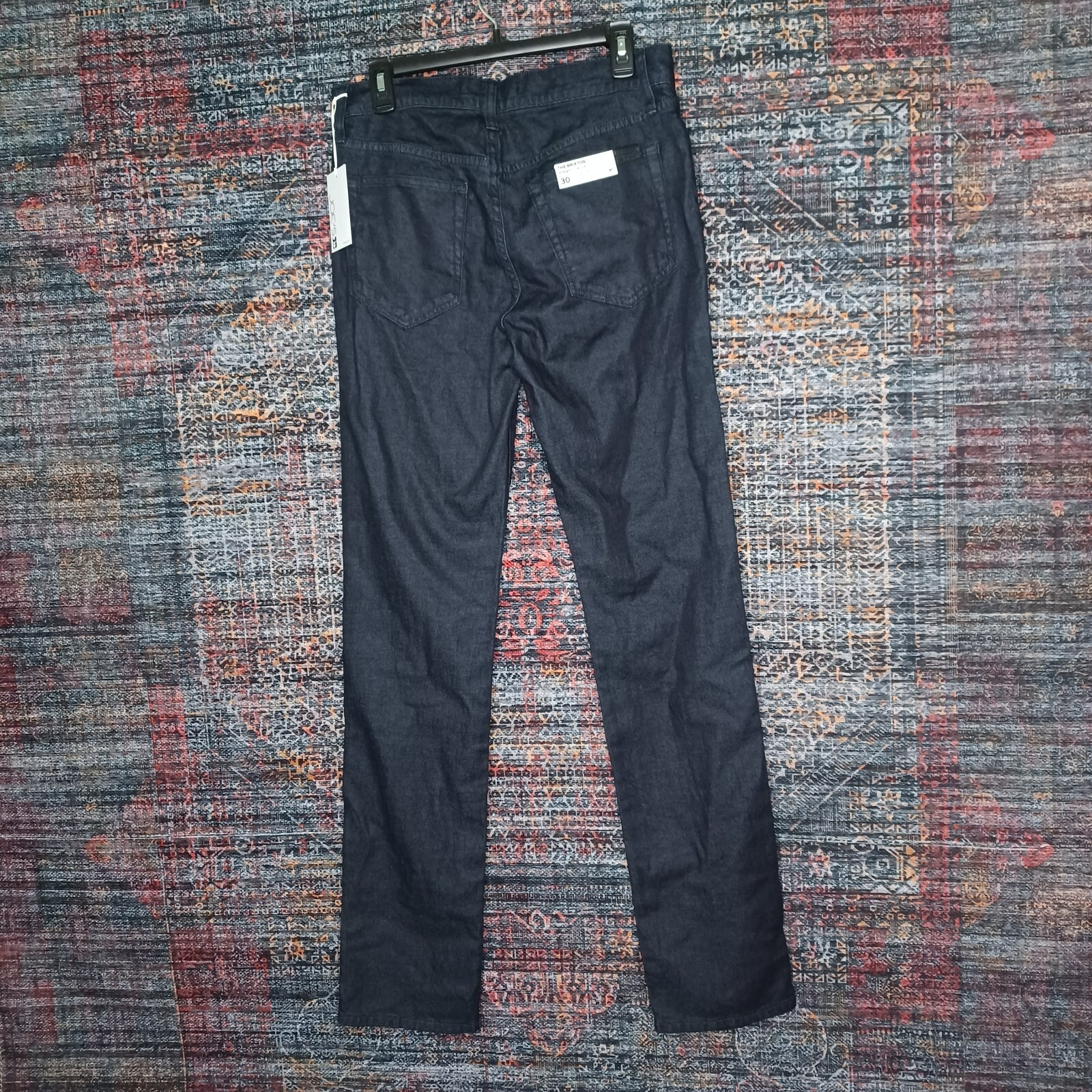 Joes Jeans mens indigo distressed The Brixton straight narrow 30×36 NWT