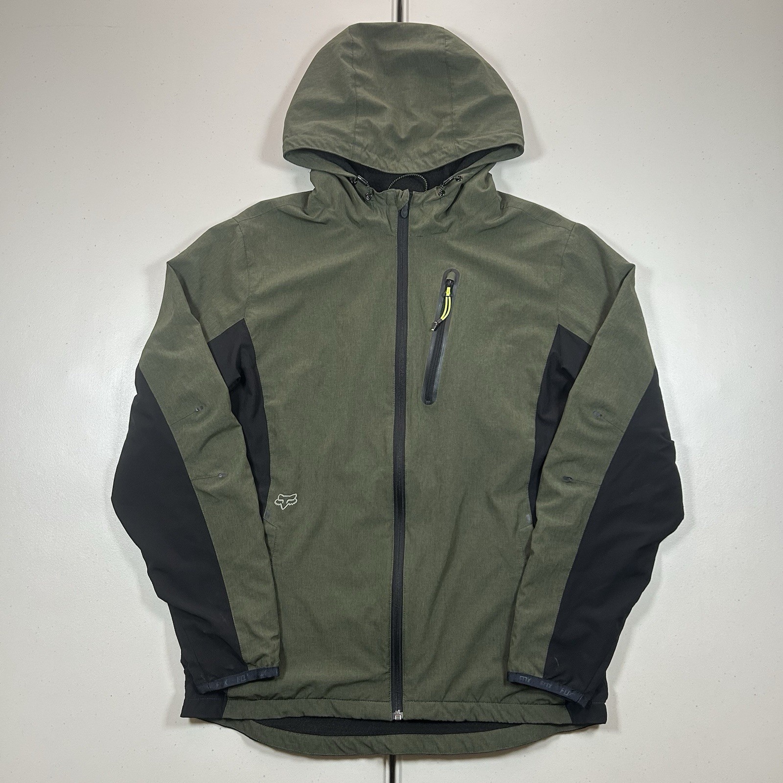 Fox Racing Tru Motion Jacket Full Zip Hooded Men’s Medium Active Tech Moto BMX
